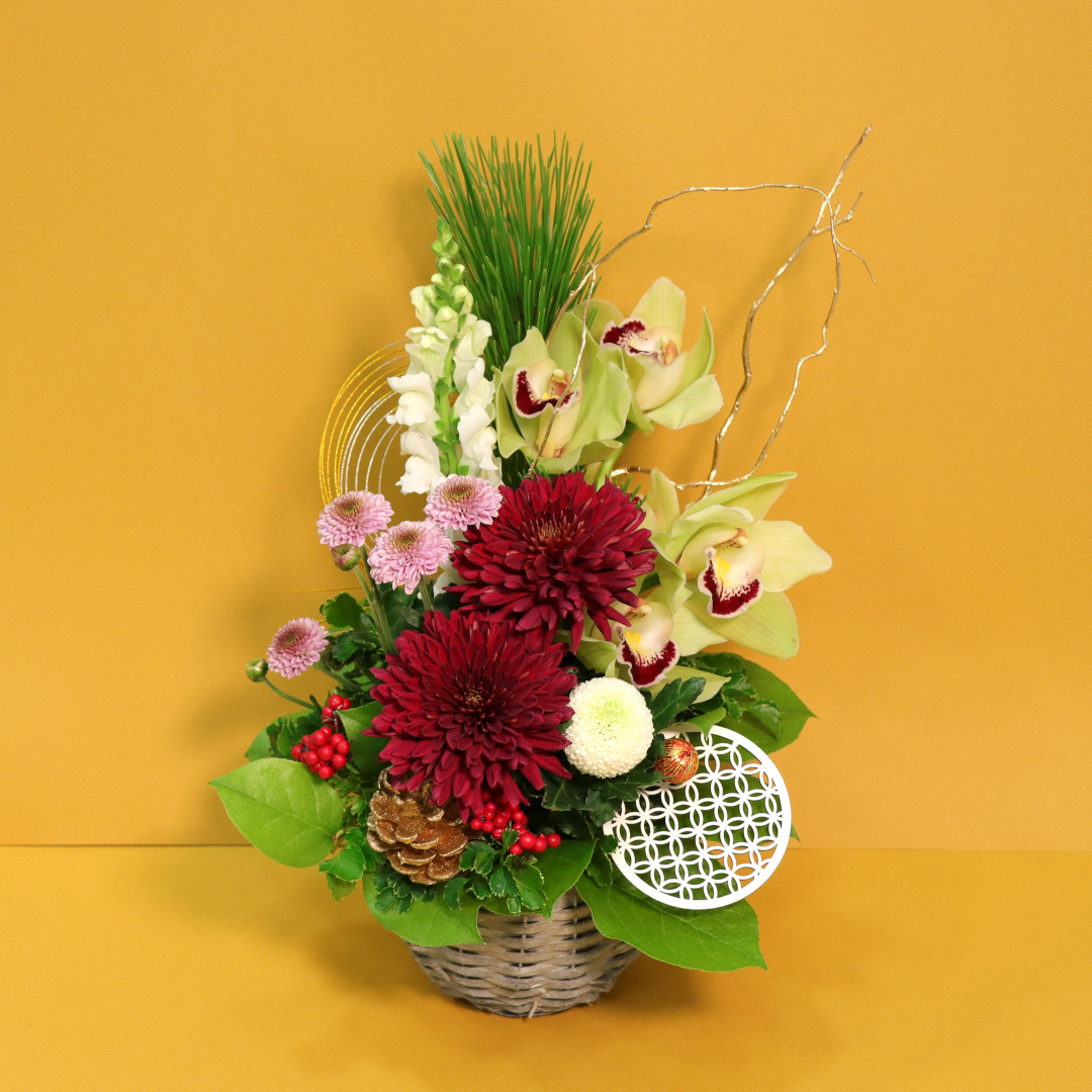 迎春アレンジM | ルポゼ・フルール - イオンのお花専門店