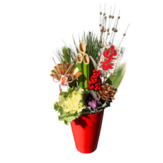 写真: 門松アレンジ