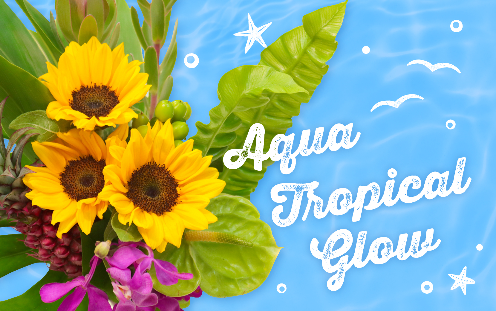 Aqua Tropical Glow | ルポゼ・フルール - イオンのお花専門店